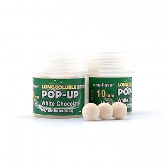 Long Soluble Amino POP-UP one-flavor WHITE CHOCOLATE (БIЛИЙ ШОКОЛАД) Ø10 мм Long Soluble Amino POP-UP one-flavor WHITE CHOCOLATE (БIЛИЙ ШОКОЛАД) Ø10 мм